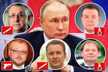Consejos escalofriantes de CINCO oligarcas rusos asesinados mientras Putin despeja el círculo interno