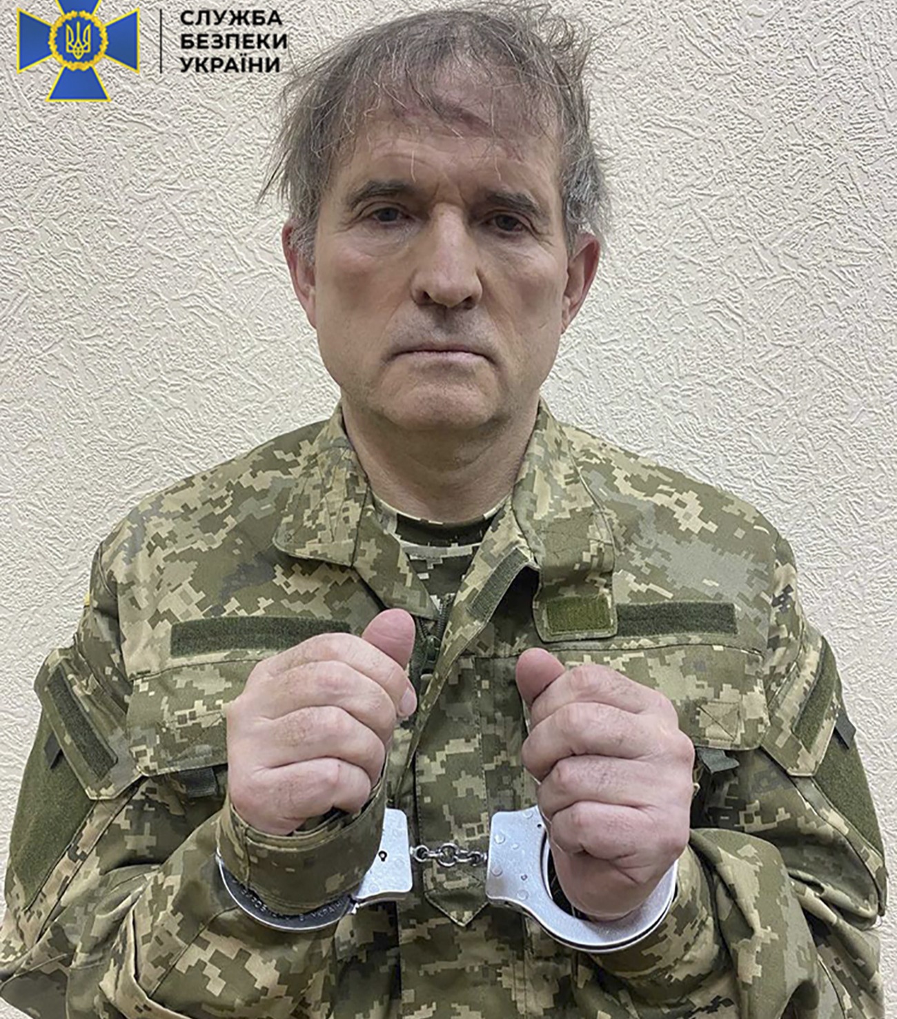 Medvedchuk fue arrestado por los servicios de seguridad ucranianos el martes.