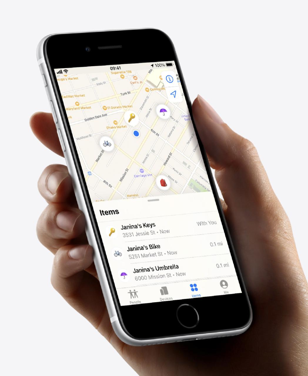 La aplicación Find My le permite encontrar rápidamente dispositivos rastreados por AirTag
