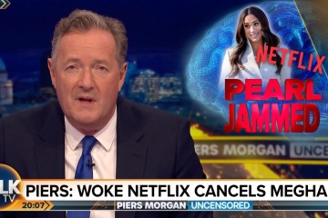 Piers salvajemente 'agarra' la diatriba de Meghan Netflix