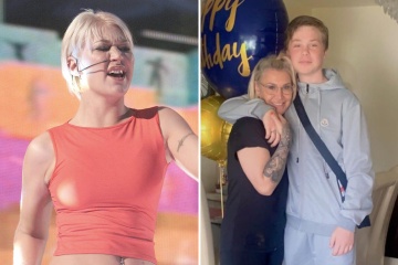 Jo O'Meara de S Club 7 comparte fotos de su hijo raramente visto cuando cumple 14 años