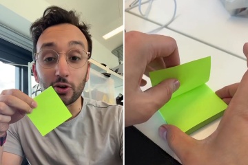 El hombre revela que estamos usando las notas Post It incorrectas, y aturde a la gente