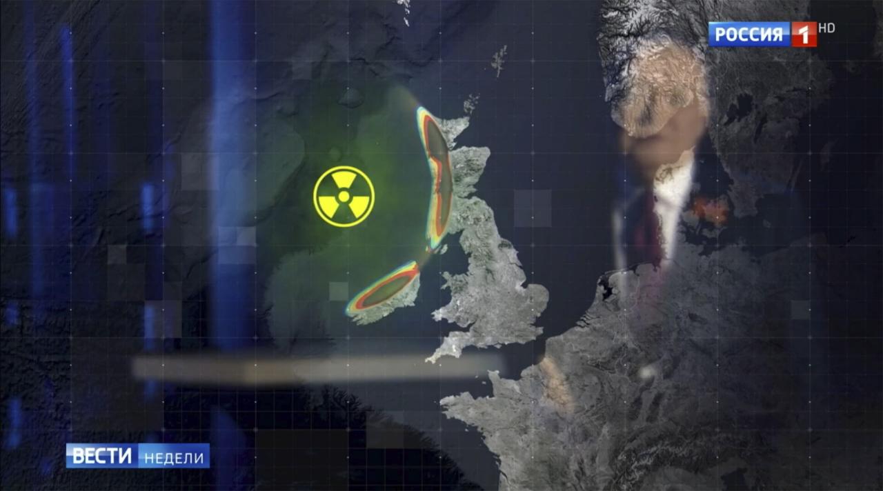 La televisión estatal sugirió previamente que un ataque nuclear podría 