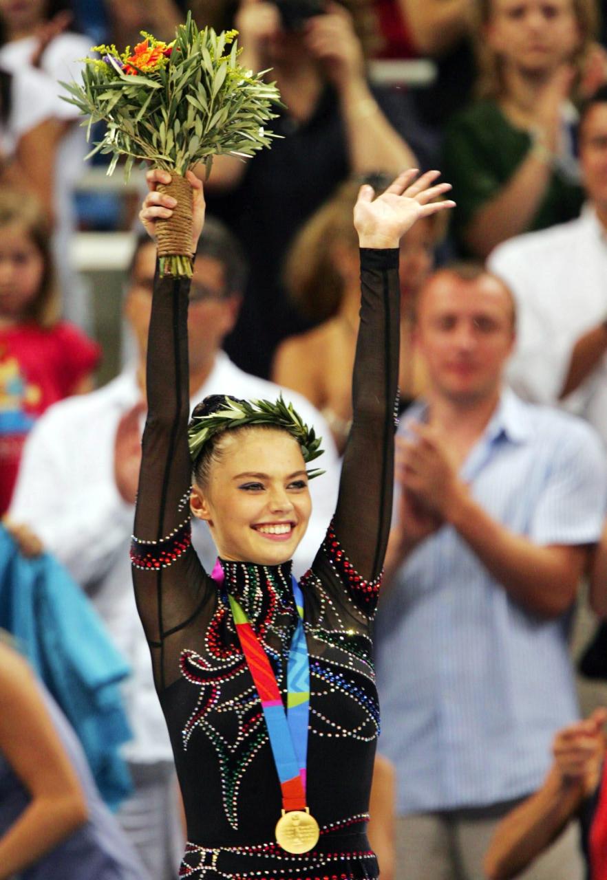 Kabaeva es una gimnasta que ganó la medalla de oro olímpica.