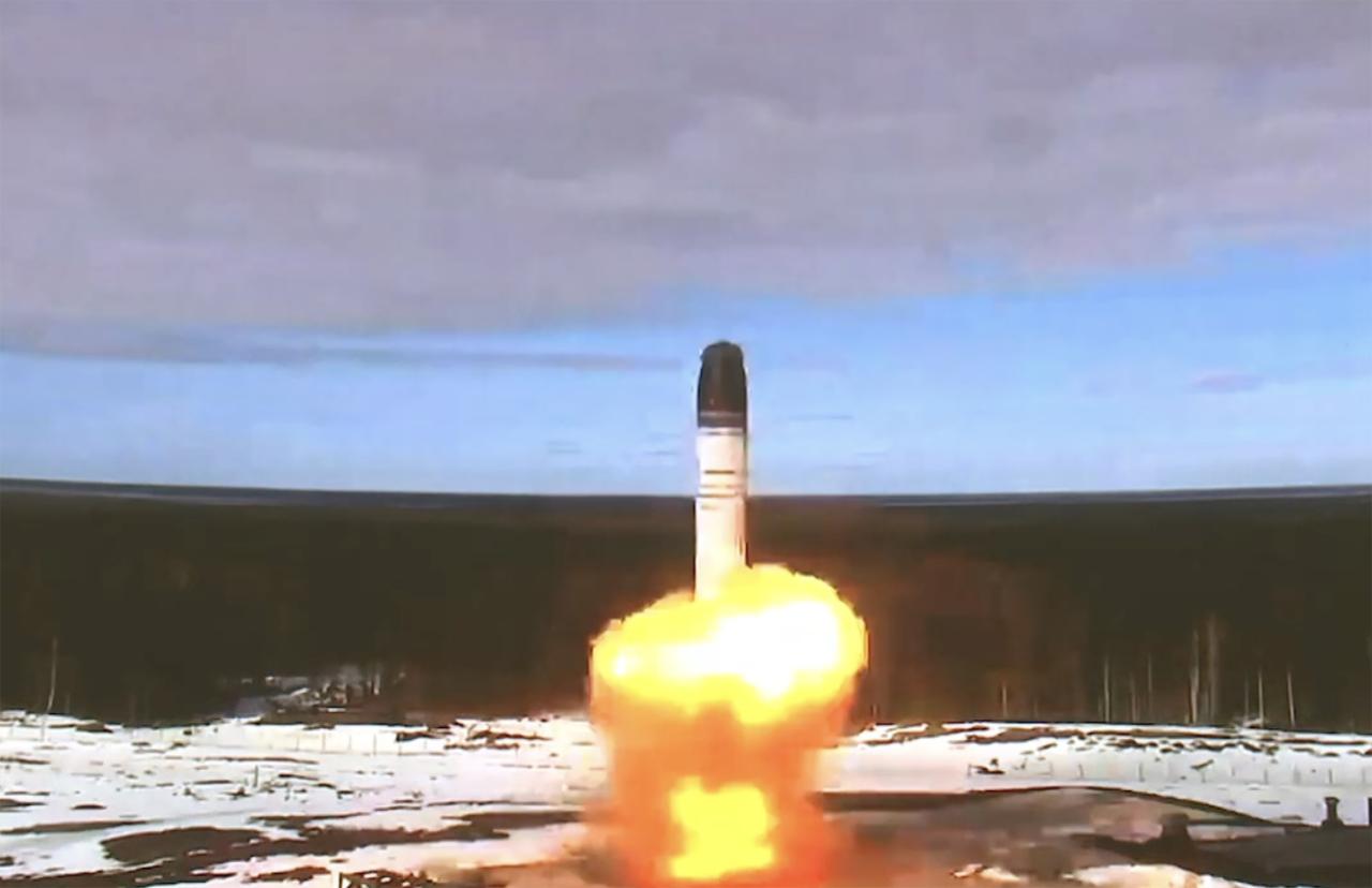 Destructivo nuevo misil balístico intercontinental ruso 