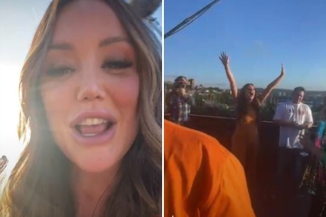 Charlotte Crosby enloquece cuando revela el sexo de su hijo usando un AVIÓN