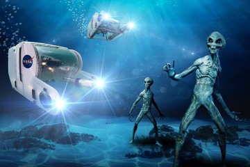La NASA quiere robots NATADORES para buscar extraterrestres bajo el agua en otros planetas