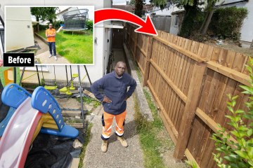 Mis vecinos instalaron una cerca de 6 pies para evitar que mi hijo juegue en el jardín