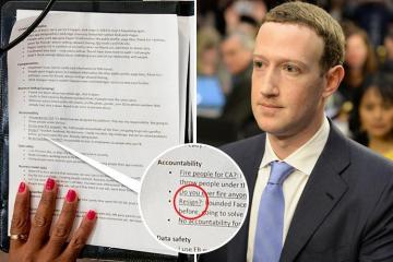 Las notas privadas de Zuck revelan cómo respondería a los pedidos de renuncia