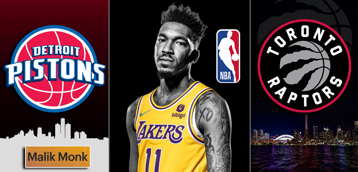 Fondo de Pistons y Raptors de Malik Monk