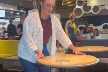 Los fans de McDonald's quedaron asombrados al descubrir que sus mesas tenían una función secreta