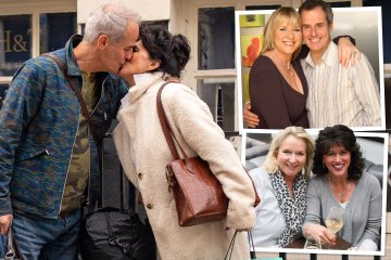 Phil Vickery fue captado besando a su ex mejor amiga Fern Britton después de la ruptura de su matrimonio