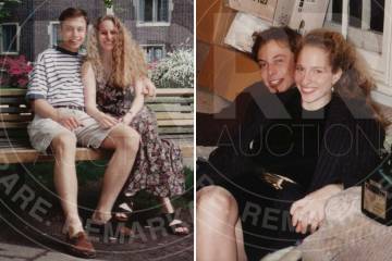Elon Musk luce irreconocible en fotos con la primera chica de la universidad