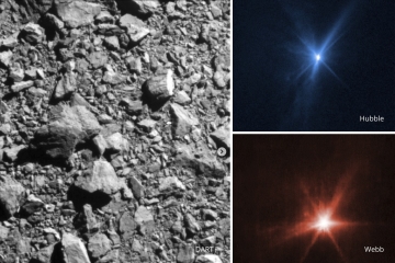 La NASA comparte fotos de una nave espacial golpeando un asteroide como parte de su misión 'salvar la tierra'