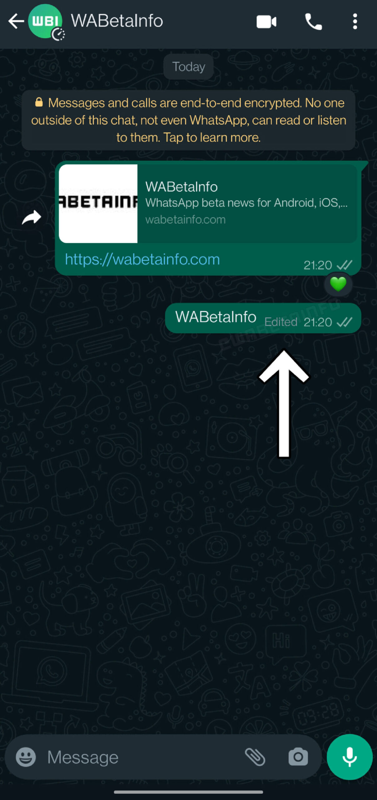 WhatsApp está trabajando en una función que le permite editar los textos que ya ha enviado