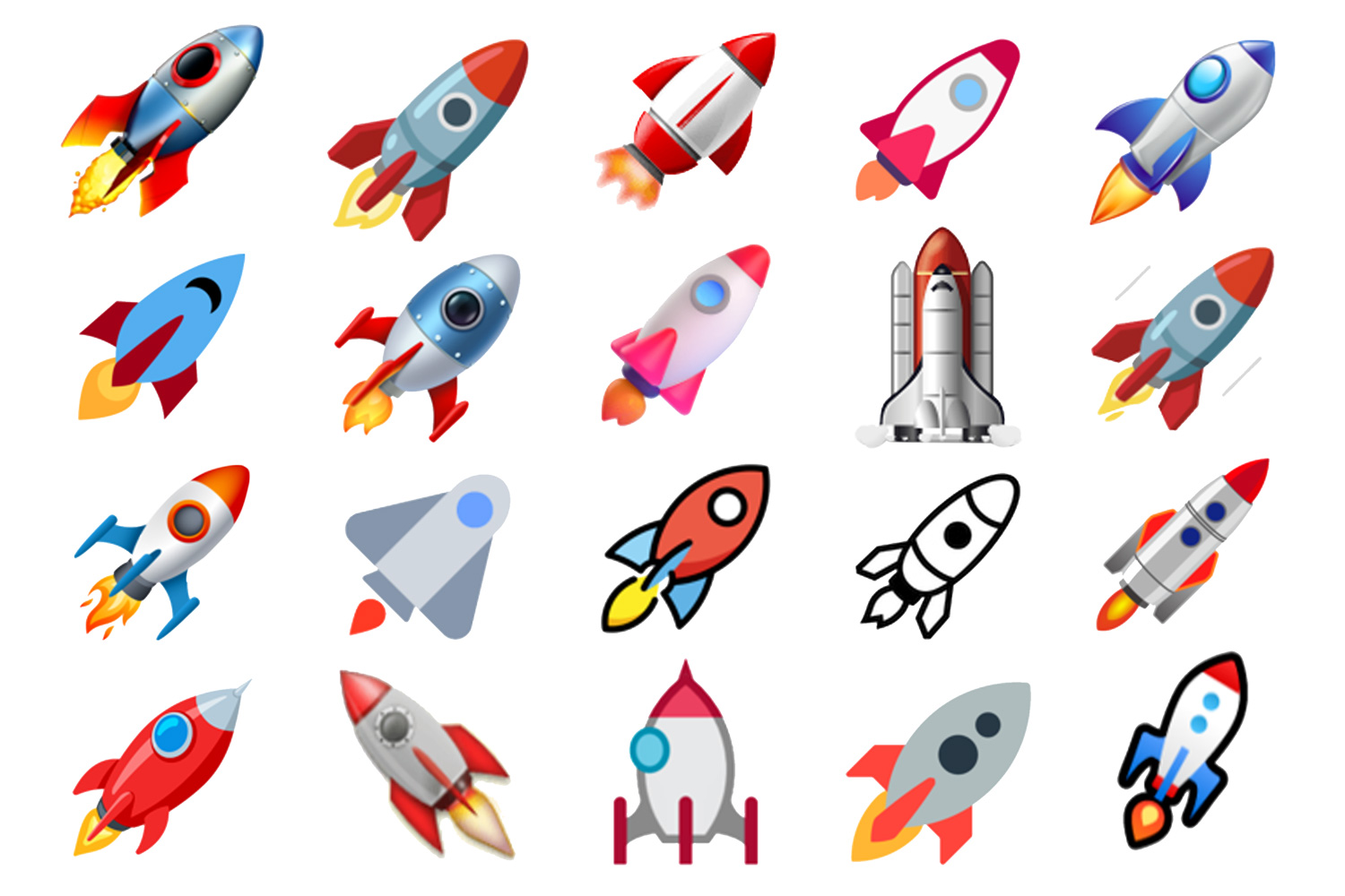 El emoji cohete representa principalmente todo lo que tiene que ver con el cosmos y la astrología