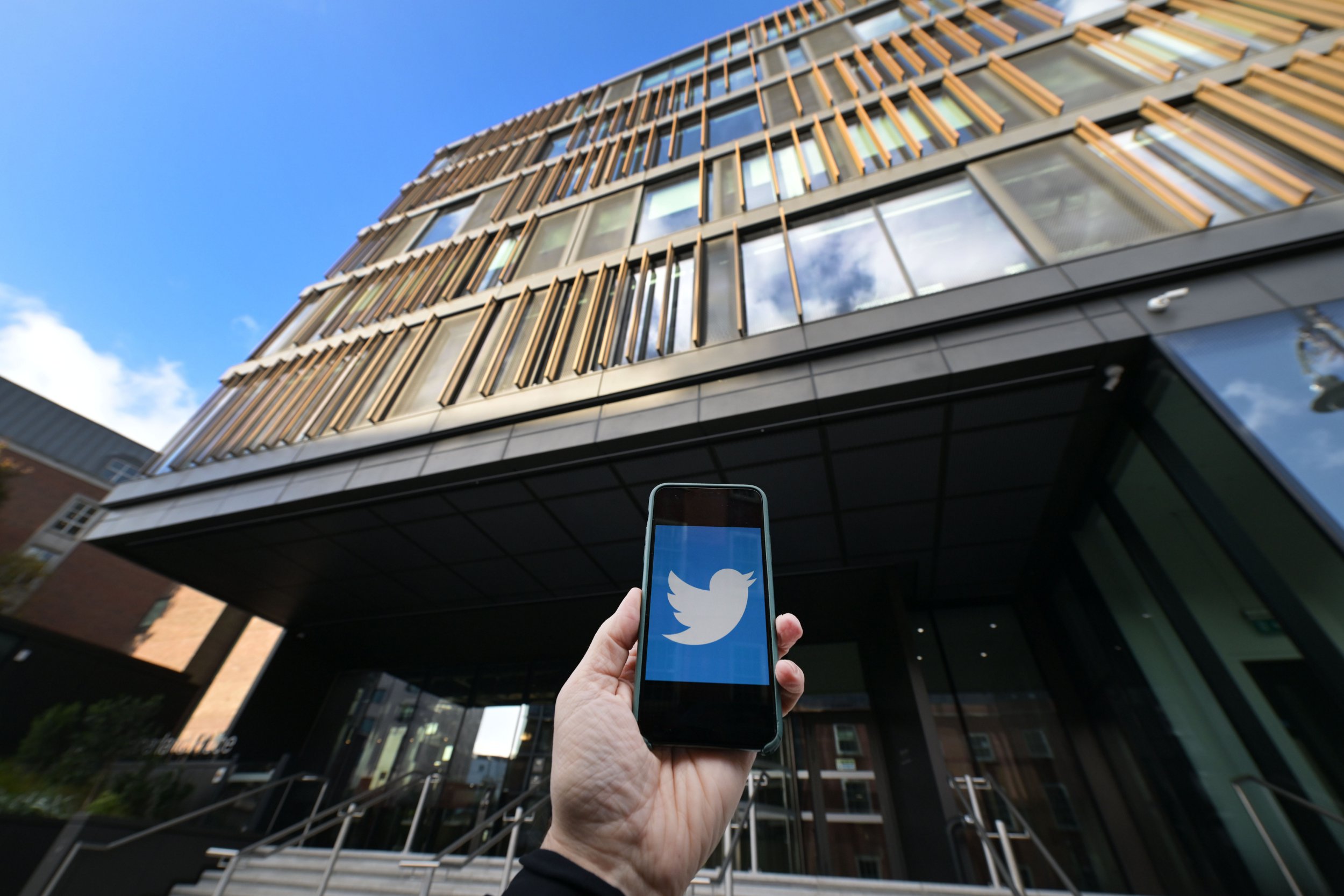 Vistas generales de las oficinas de Twitter en Dublín