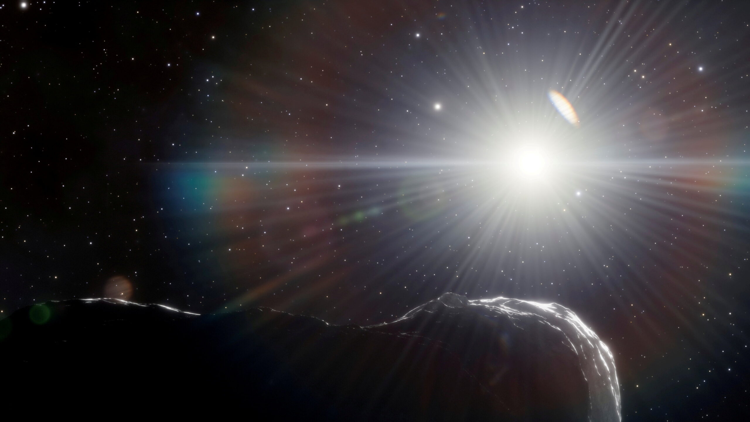 Un asteroide asesino de planetas fue visto en el resplandor del sol.