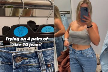 Fui a comprar jeans en Primark - su talla de jeans no tiene sentido 